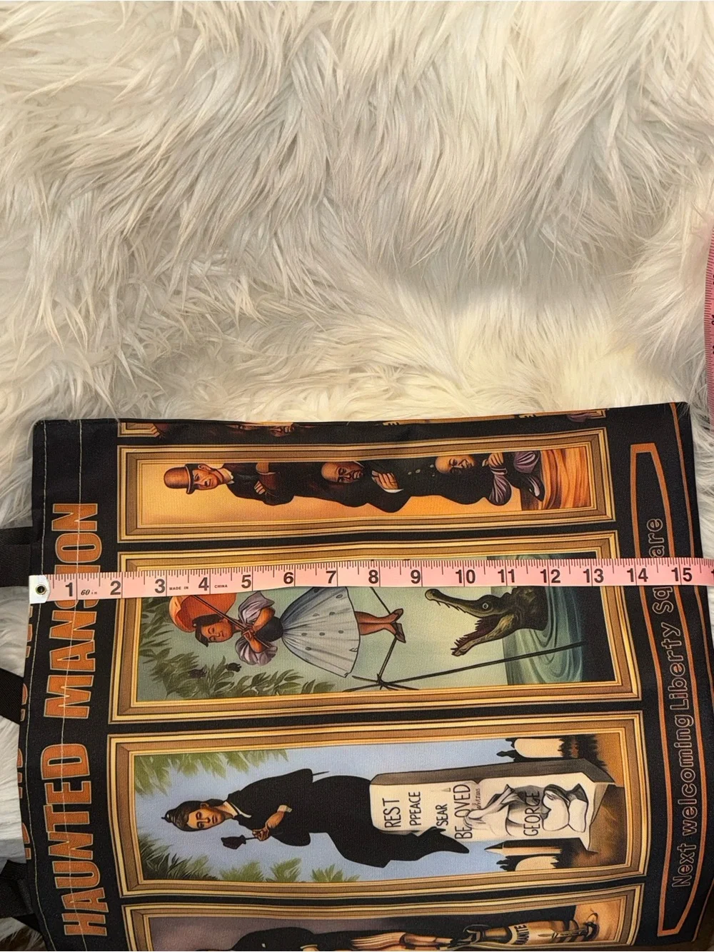 Disney Haunted Mansion Stretching Portraits Tote Bag Halloween Reusable Shopper